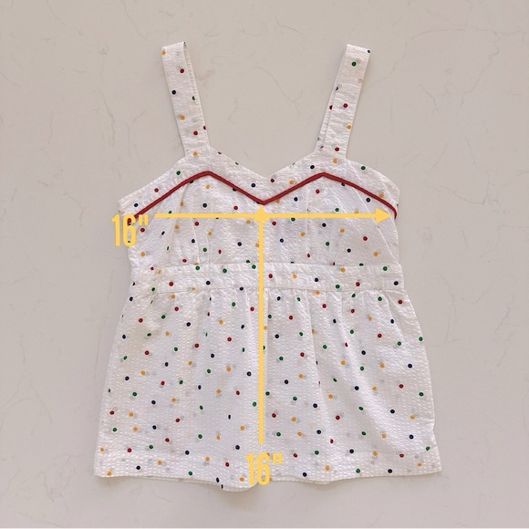 MADRAS by A.P.C. Seersucker Tank Top, M - Picture 4 of 7